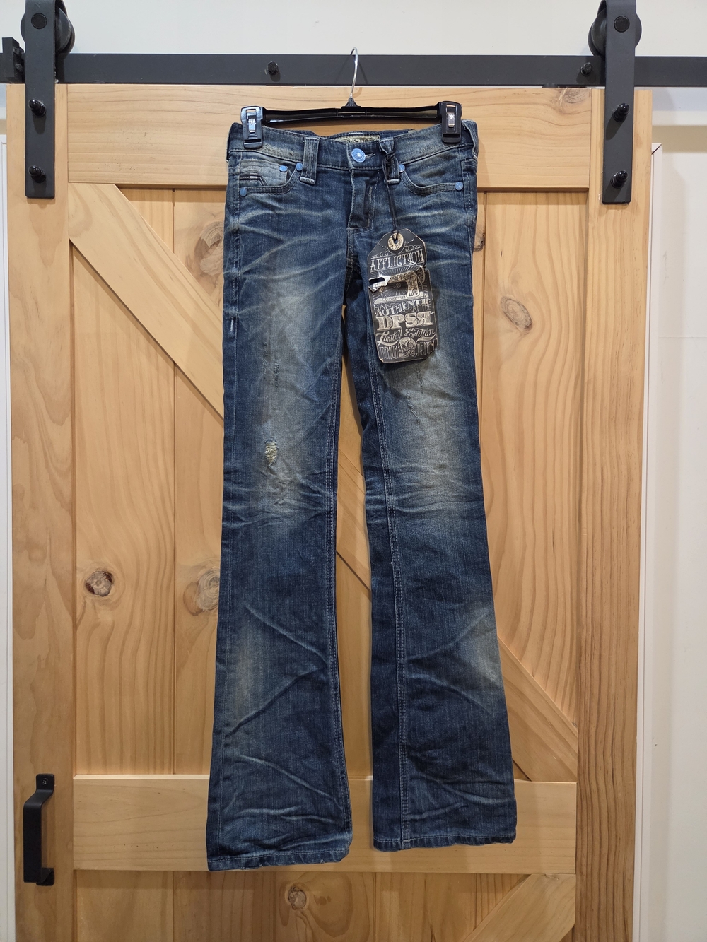 NWT | Affliction Jade Amber Hudson Distressed Jeans | Size 24